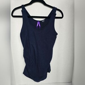 Seraphine Classic Navy Blue Women's Tank Top Maternity Nursing Medium
